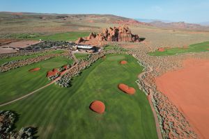 Sand Hollow 18th Approach Aerial